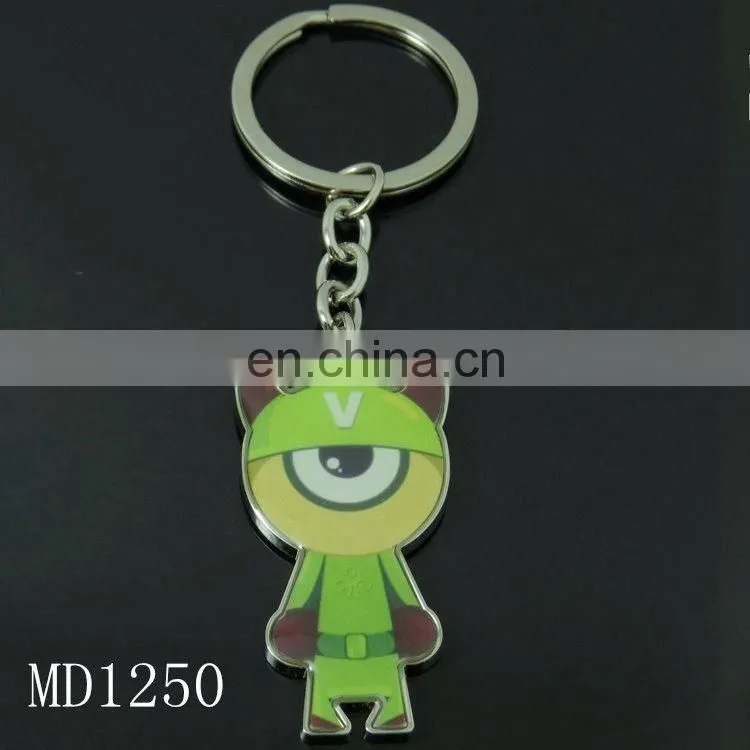 Bowknot Shape Metal Keychain Charms Key Ring Key Holder
