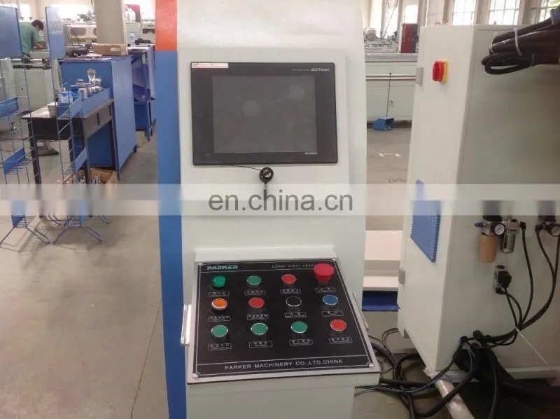 aluminum window door profiles cnc 4 corner joint machine/window door making machine from Parker