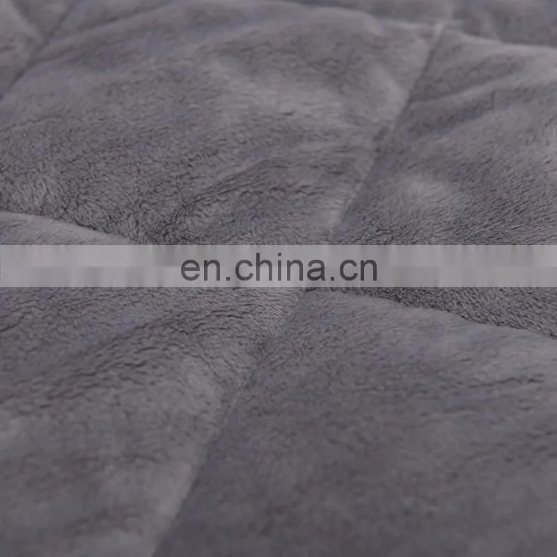 2019 amazon custom cheap 15 lb minky weighted blanket