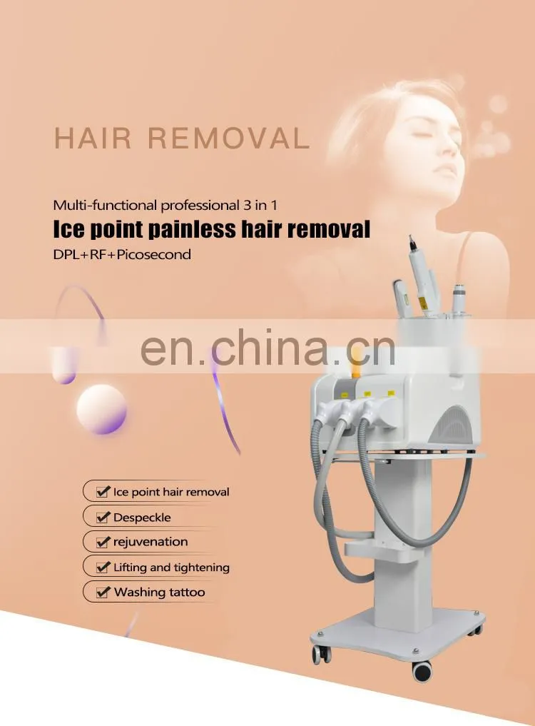Newest Portable Acne Treatment Machine Laser Hair Removal Machine Skin Lifting Equipment Facial Hair Removal