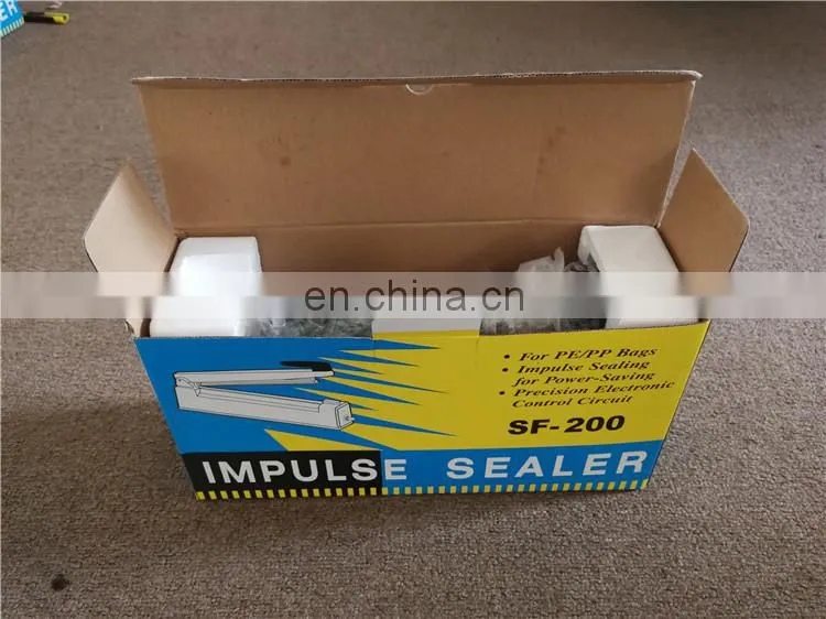 manual impulse sealer pfs series plastic bag sealing machine