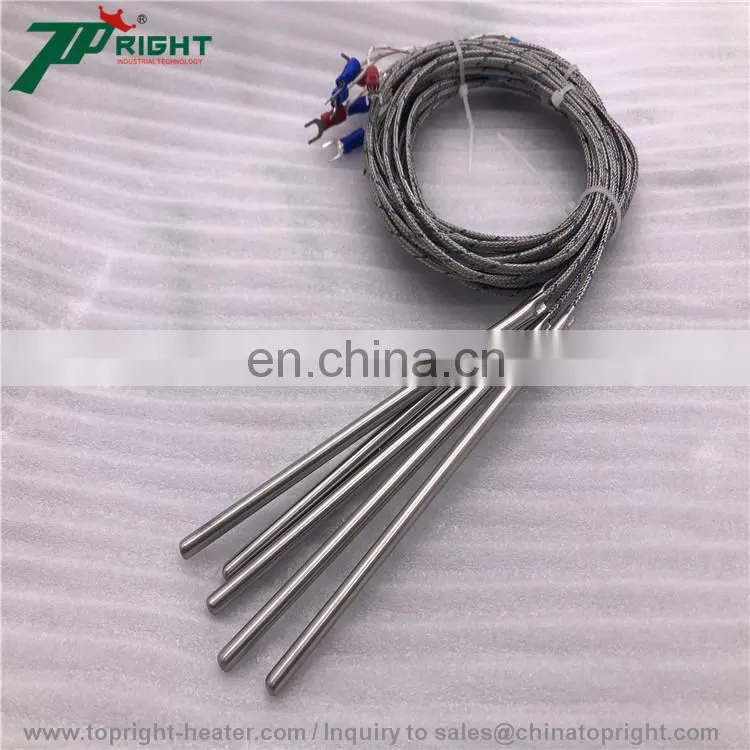 J type compression spring circlip thermocouple in probe 4.8*200mm