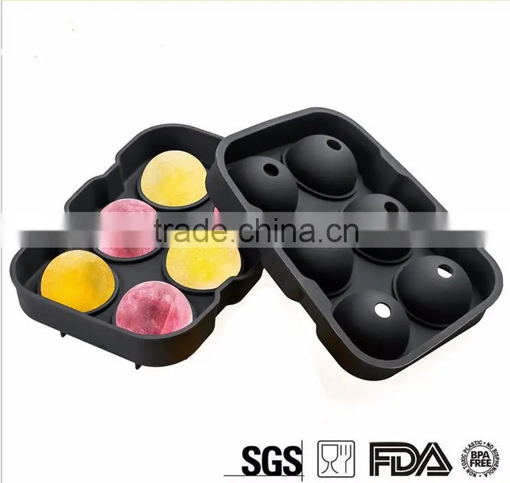Silicone Jelly Popsicle Muffin Ice Cube Tray Mould Fancy Different Shape Tray 6