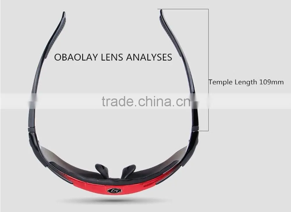 Polarized Sports Sunglasses with 5 Set Interchangeable Lenses for Biking Fishing Running Driving Golf Baseball