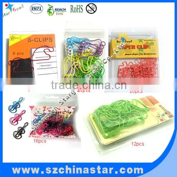 Custom shape paper clip bone shape