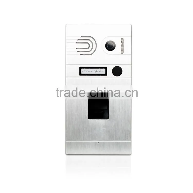 Newest IP wifi video door phone best wifi video doorbell can be Support fingerprint open the door