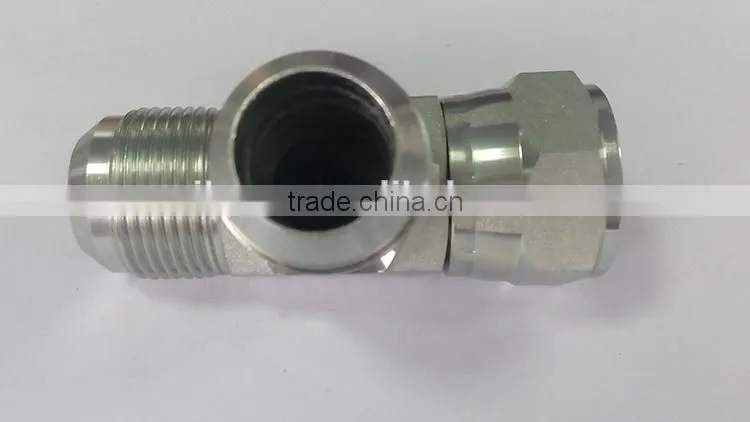 OEM SAE hydraulic quick tee street hose male coupling 6602-16-16-16