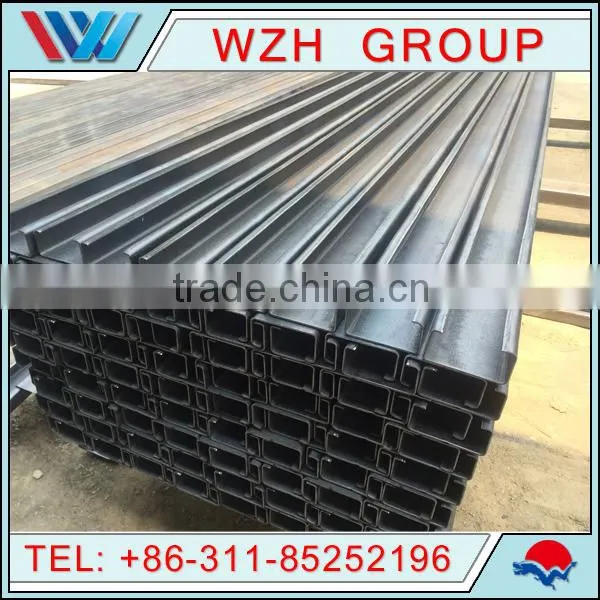 Q345 Q235 Light weight galvanized and painted c purlin / z purlin