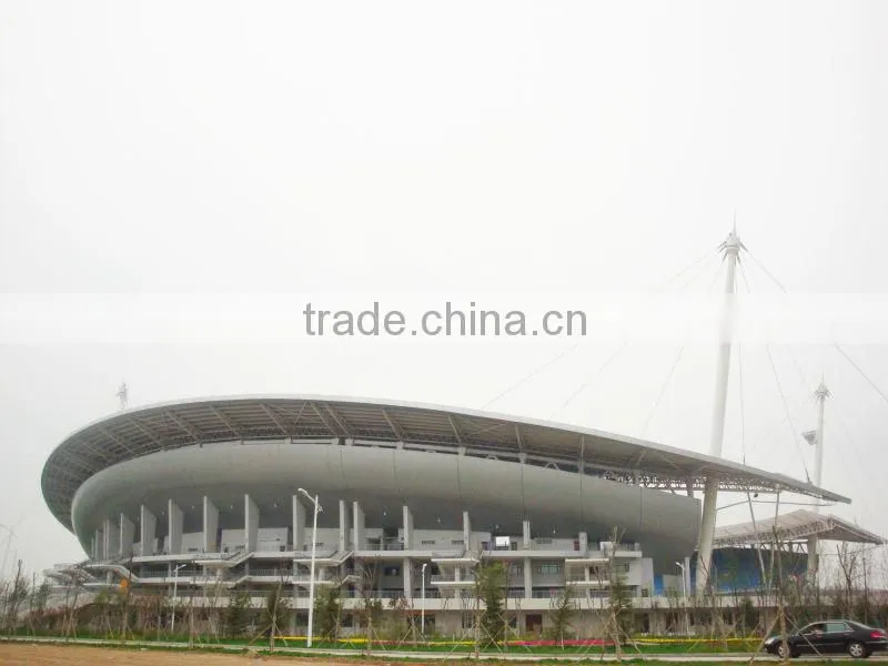 Design prefabricated steel structure space frame stadium
