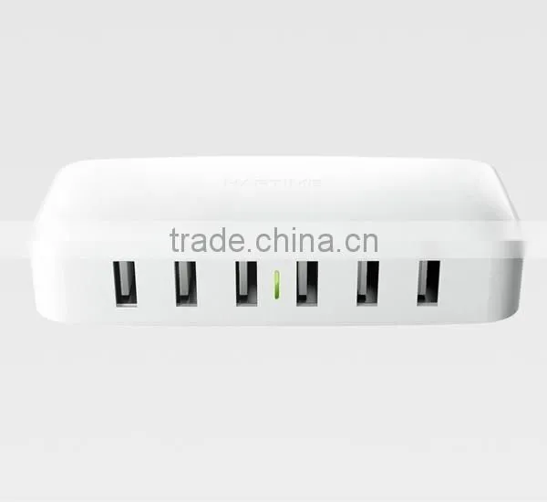 6 Port USB Charging Station Multi-Port USB Charger Desktop Hub for iPhone 6s