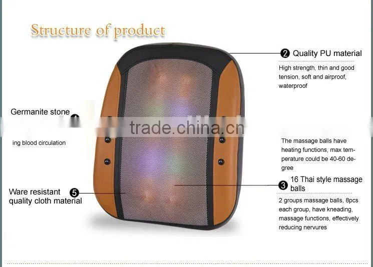 Kneading Massage Cushion With Infrared Heating
