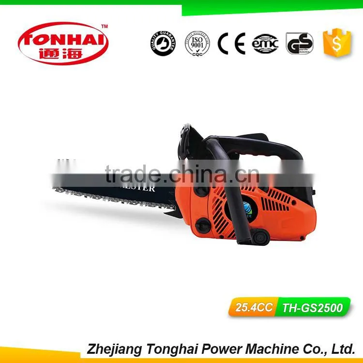 25CC Gasoline Chain Saw TH-GS2500 garden tools with CE best chainsaw chain
