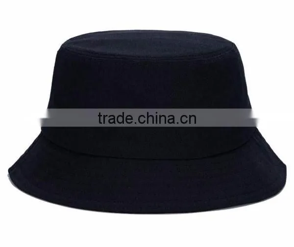 Outdoor Hat Custom Logo Cotton Black Leaf Sublimation Bucket Hat
