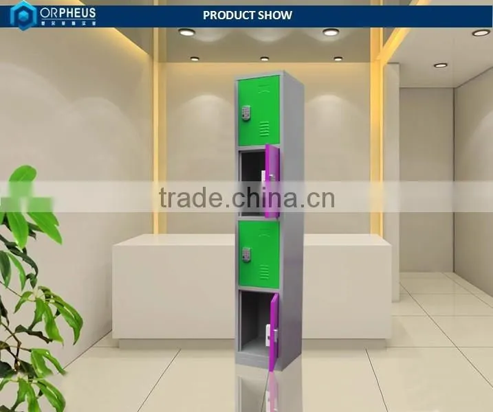 Competitive Price 4 Small Compartment Fingerprint Lock Intelligent Safe Locker Cabinet