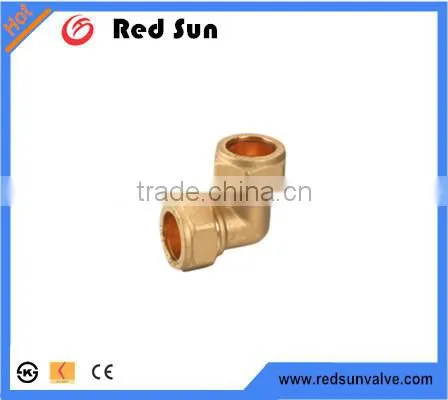 HR7020 factory manufacture brass cooper pipe compression water fittings