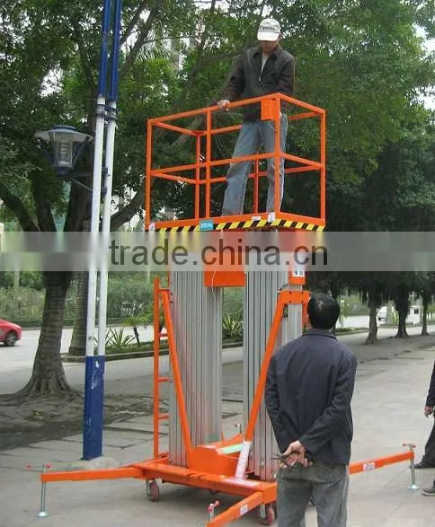 telescopic work platform folding working platform