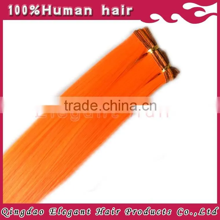 2014 New Full Cuticle Beautiful Colors Qingdao Synthetic Hair weft
