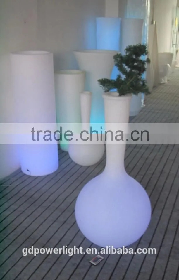 PE plastic Solar light for Flowerpot with solar LED light YXF-5210S