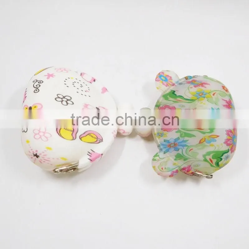 Factory Wholesale Floral Printed Gifts Bag Mini Retro Silicone Smart Wallet