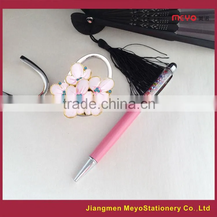 Touch Ball Pen And Folding Women's Bag Decorative Hanger gift, cheap gift for women
