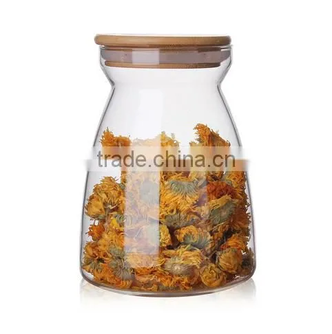 Clear Mini Small Wooden Stopper Glass Vial Jars Containers Bottle