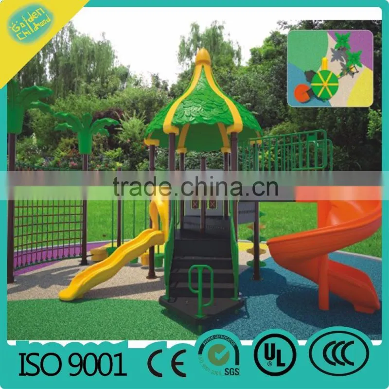 outdoor entertainment slide,outdoor kids plastic playground