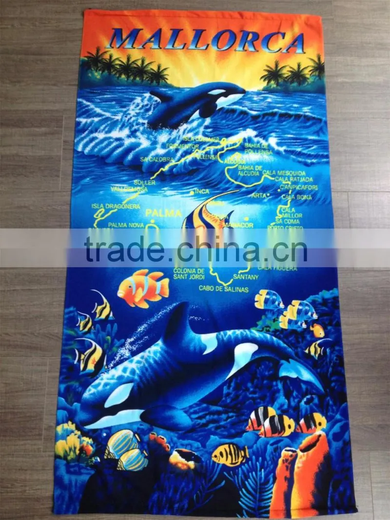 100% Soft Comfortable Printed Microfiber Towel