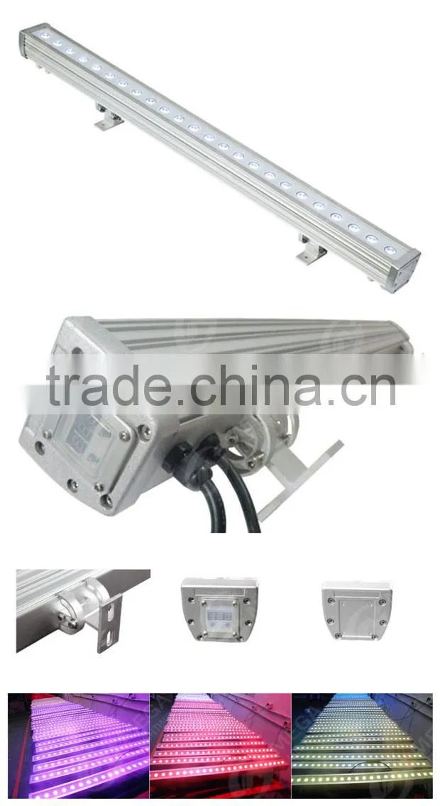 24 x 3w 3in1 rgb watperoof ultra thin linear led wall washer