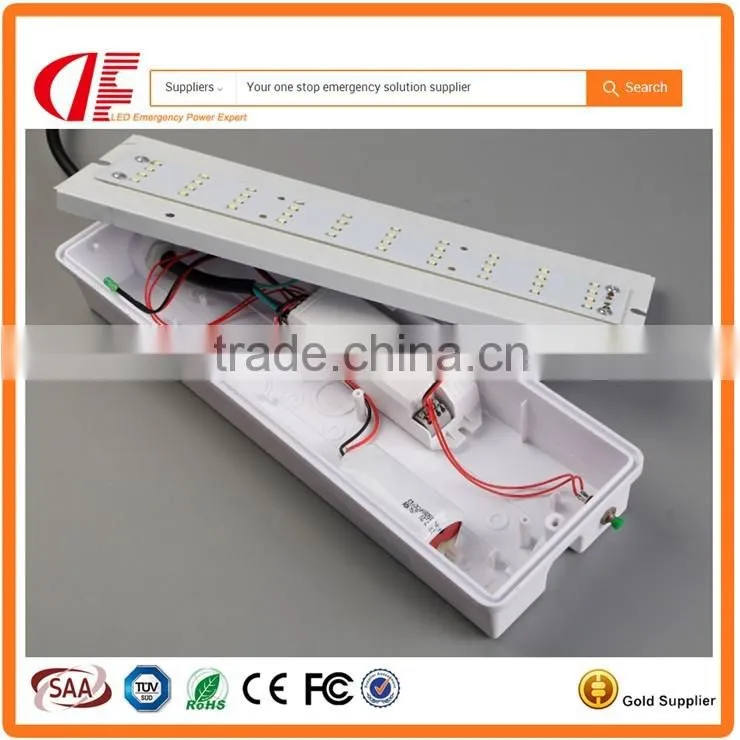 Ceiling mounted led emergency lights small power with led light emergency driver with test button and Green LED indicator SAA