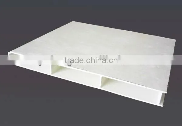 Pultrusion FRP Fiberglass hollow board: width 424mm, height: 38mm