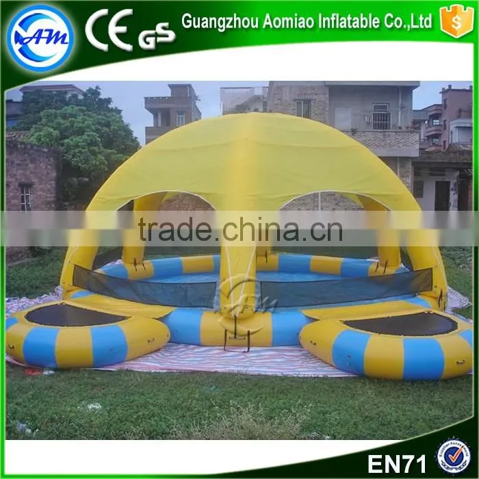 Hot sale funny PVC swimming pool, inflatable pool dome