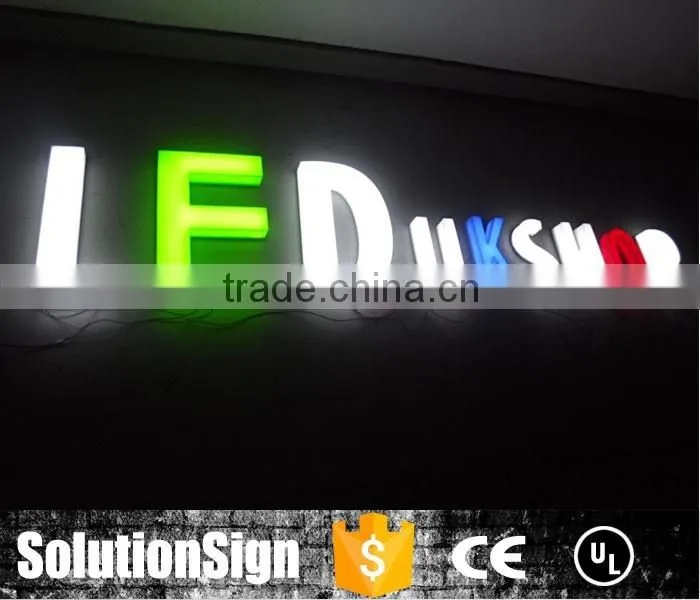 wholesale illuminated led letter sign for full lighting style