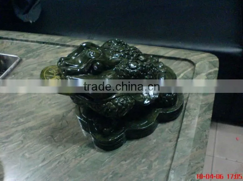 feng shui money frog garden stone statues