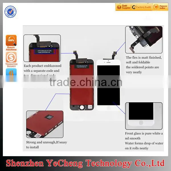 Factory Price for iphone 6 lcd screen with frame assembly