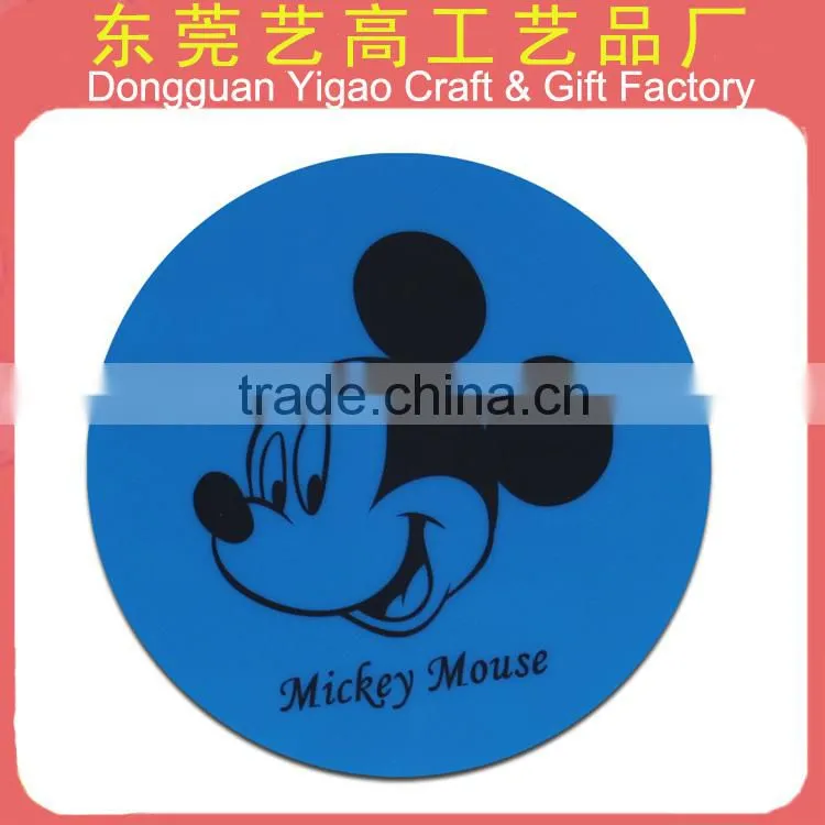 Various eco friendly 2d PVC animal coaster for home decoration gifts