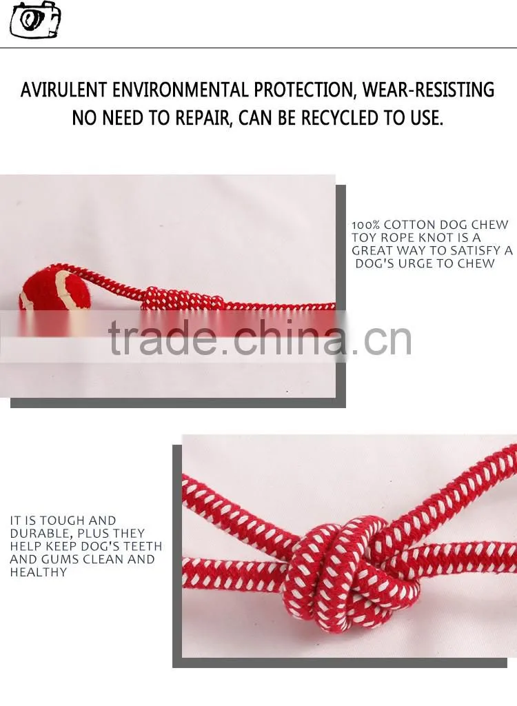 best pet dog rope toy for selling with good quality and apprearance