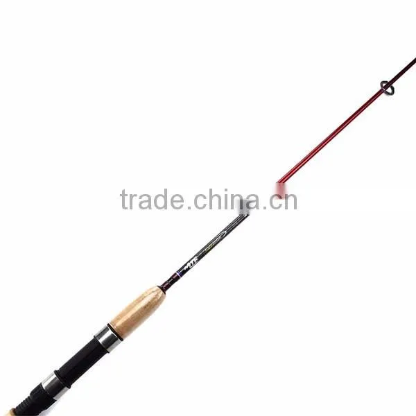 Hot Sell carbon fishing rods with stainless steel reel seat and cork handle