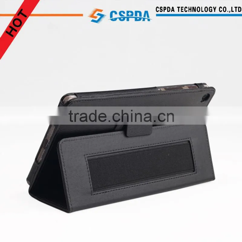 Folio back stand leather case for Google Nexus 7 2nd Generation