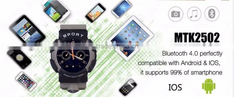 Smart Watch A10 Outdoor Sport SmartWatch with Bluetooth G-sensor Heart Rate Waterproof for Android/iOS Sport SmartWatch