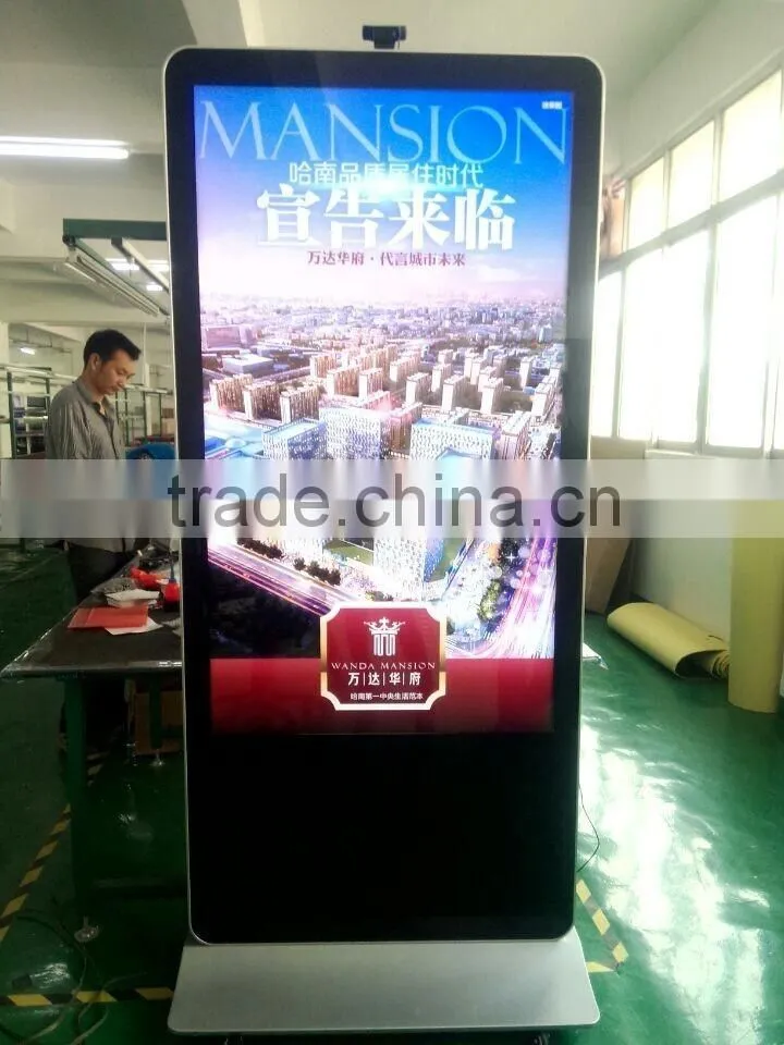 65 inch floor stand wifi lcd player advertising lcd ad screen display