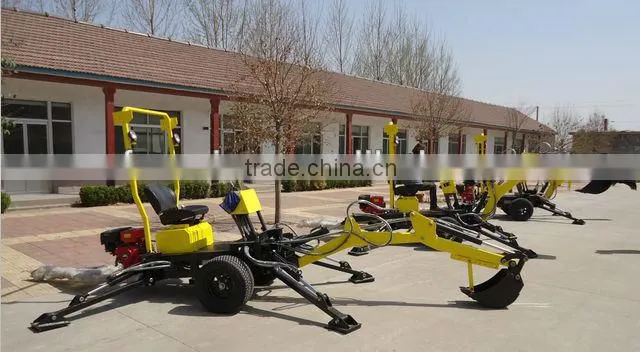 The China largest manufacturer for small backhoe with wheel