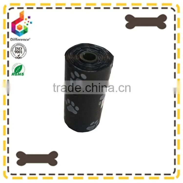 black plastic pet garbage bags