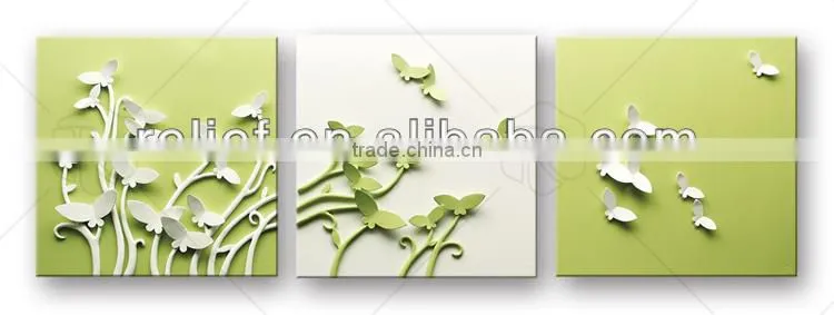 Handcraft Decoration Picture with bird & flower painting