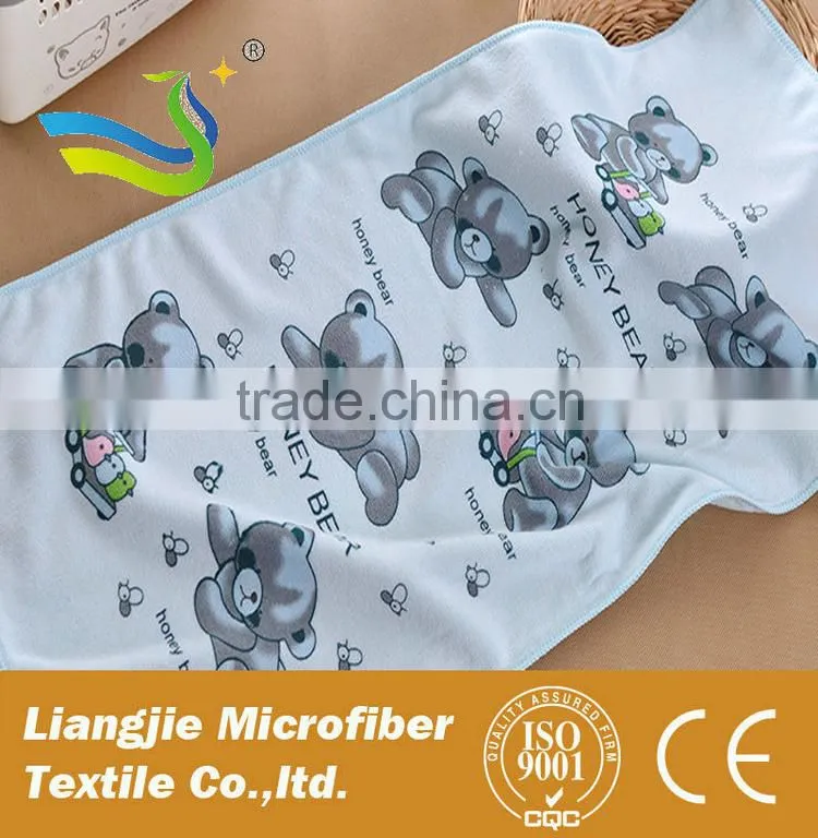 cheap children microfiber printed clean towel wholesales factory directly