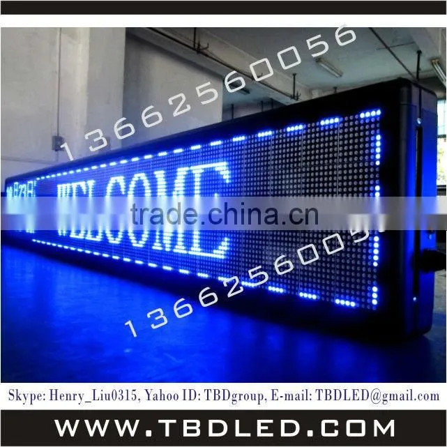 Best image programmable 16 dots full color led sign board