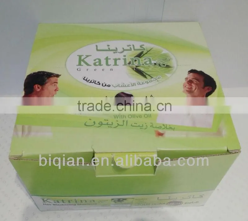 Katrina Hair Dye Shampoo,Black Hair Color Shampoo,Speedy Hair Color,Natural Actives,Cover grey hair naturally