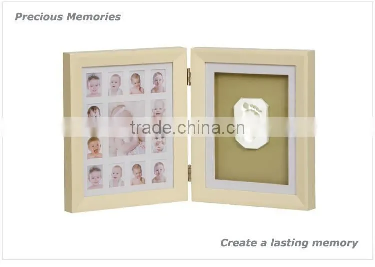 Best selling baby albums wood products first year frame kit