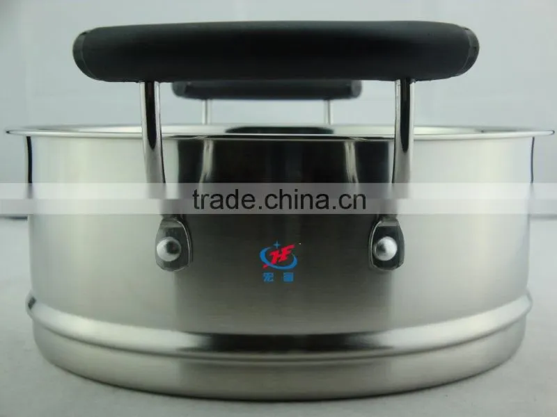 good quality stainless steel 3 tier food steamer cooker