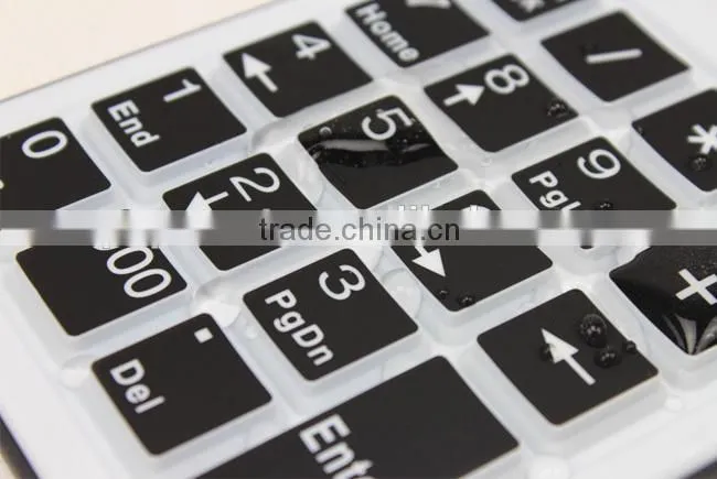 PC USB silicon waterproof 19 keys numeric Keypad