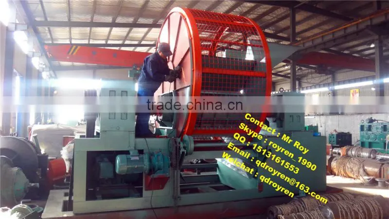 Waste Used tire cutting machine waste tire recycling machine block cutter